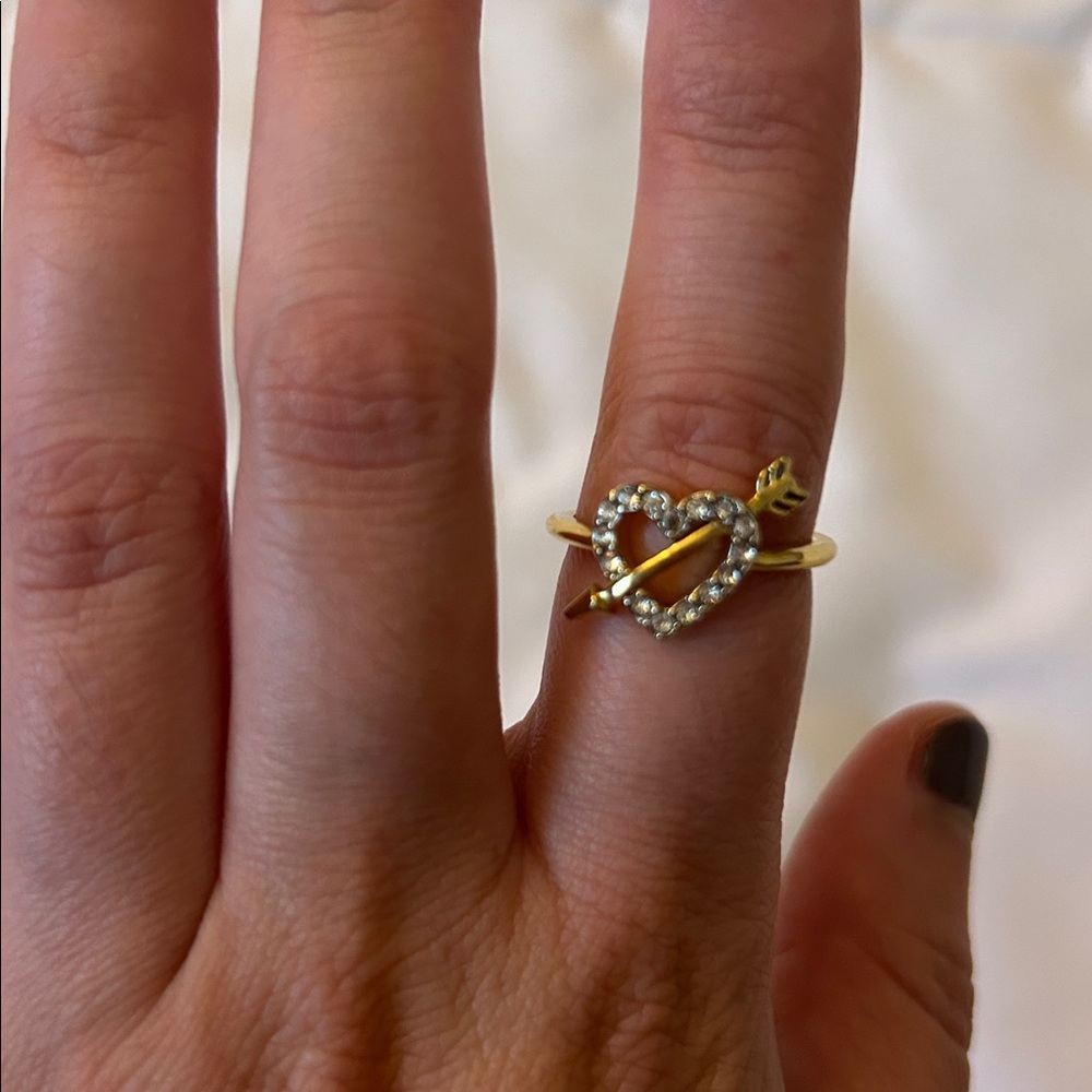 Juicy Couture Heart Arrow Ring